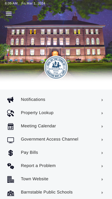 My Barnstable Screenshot