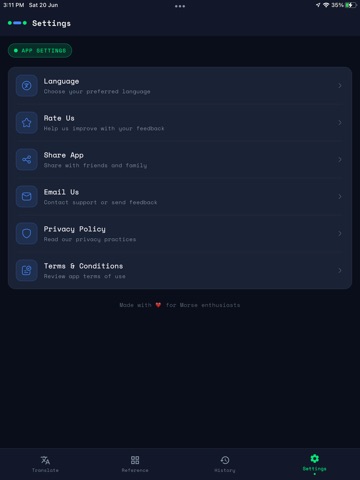 MorseWave – Morse Code App iPad screenshot