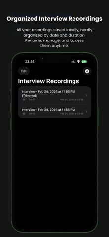 Interview Rec Screenshot 4 of 4