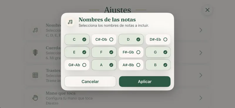 GuitarNotes - Griffbrett screenshot 5 of 6
