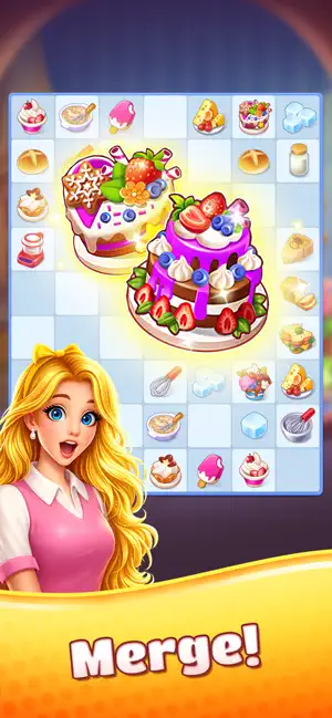 Sweet Street: Merge Cake Shop screenshot 4