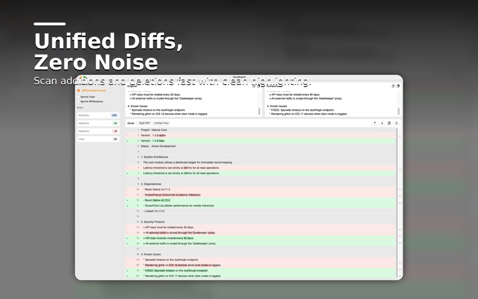 #3. TextMatch (macOS) By: Lawrence Tsui