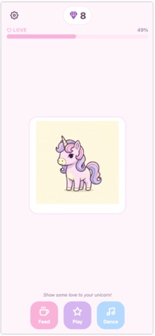 StarPet - Unicorn Pet Game iPhone screenshot