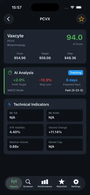AlphaScreener screenshot 4