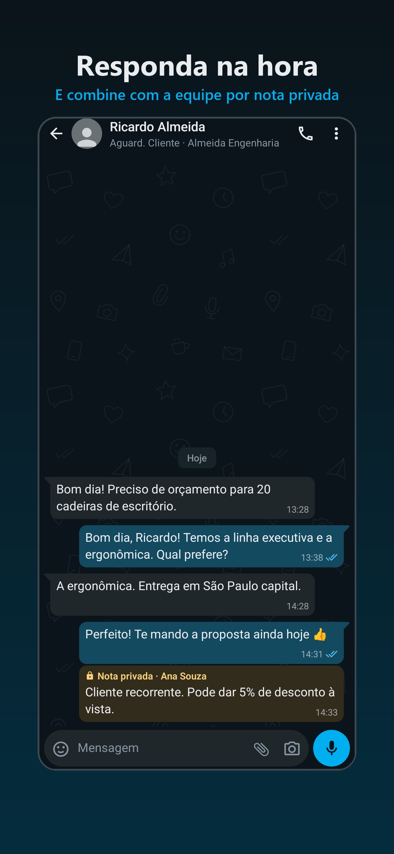 Screenshot 2 of Projetive Chat