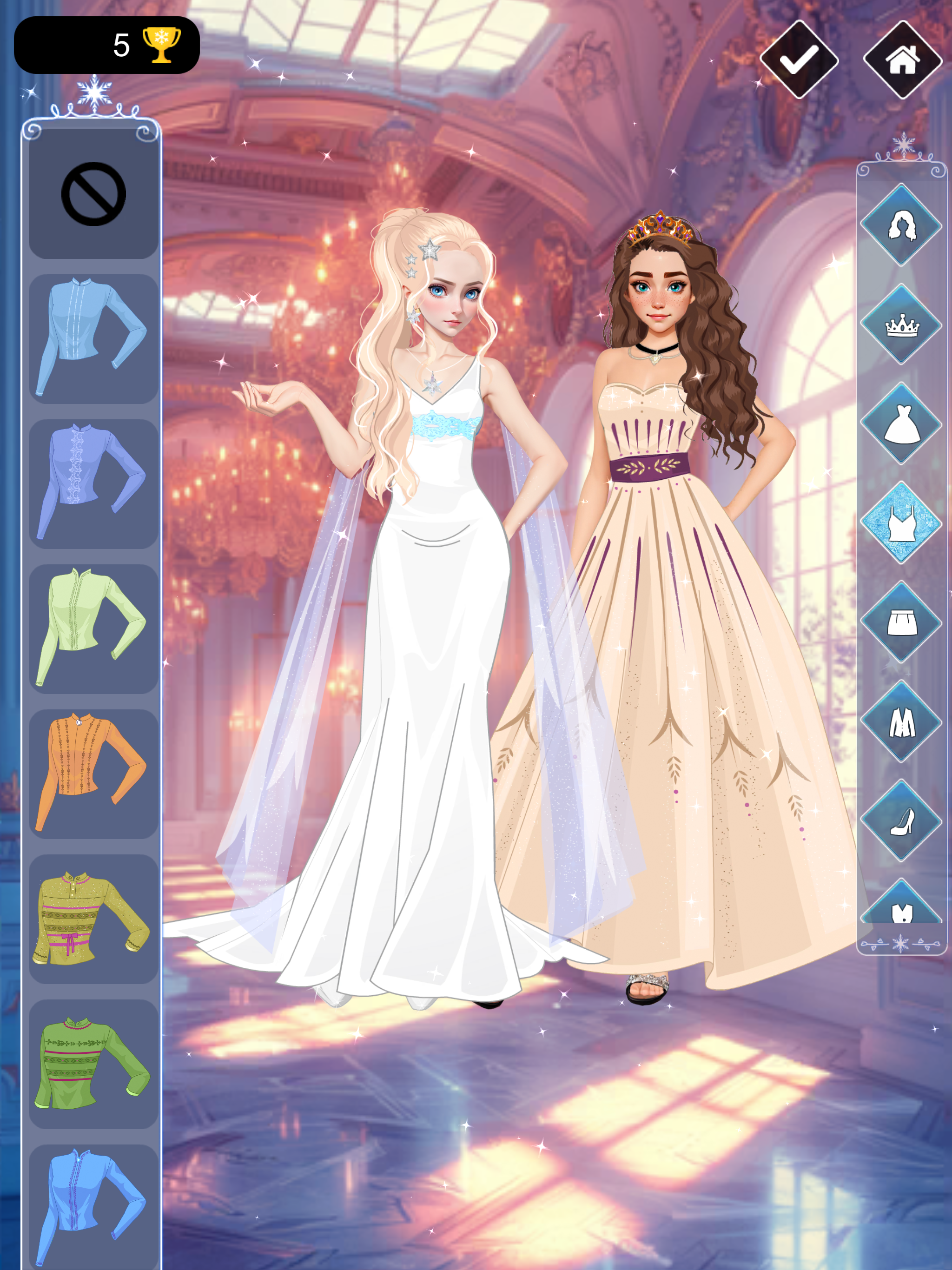 Ice & Fire Princess Dress Up