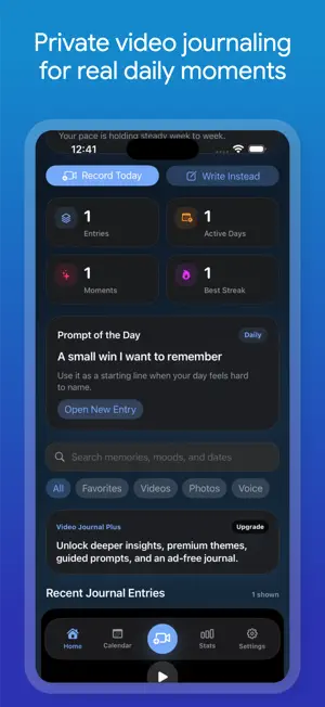 Video Journal: Daily Diary screenshot 1