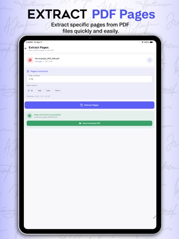 AI Signature Maker & PDF Tools iPad screenshot