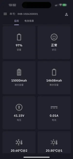BMS Dashboard screenshot 1
