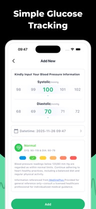 GlucoBP Monitor screenshot 2