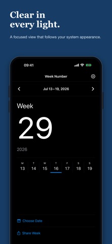 Week Number · Calendar Weeks Screenshot 4 of 4