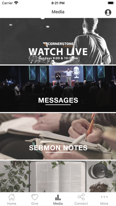 Cornerstone Church SC Screenshot