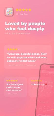 MoodFlow: Mood Tracker Journal iPhone screenshot