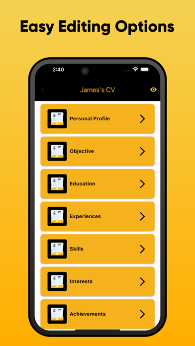 CV Maker - Resume Creator Screenshot