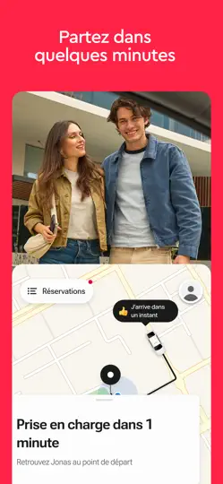 Capture d'écran de Freenow By Lyft : Taxi Et Plus sur iPhone 4