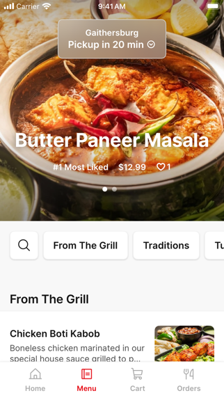 Kabob N Karahi iPhone screenshot 2 - Food & Drink app