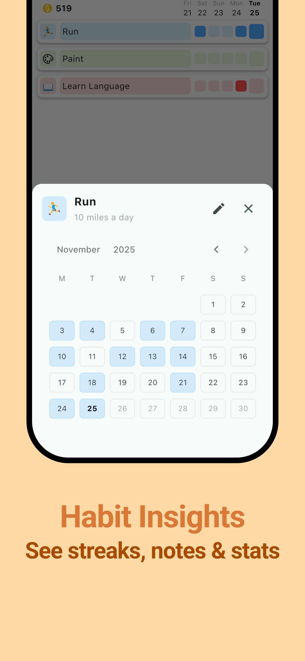 Pay Yourself Daily: Habits screenshot 2