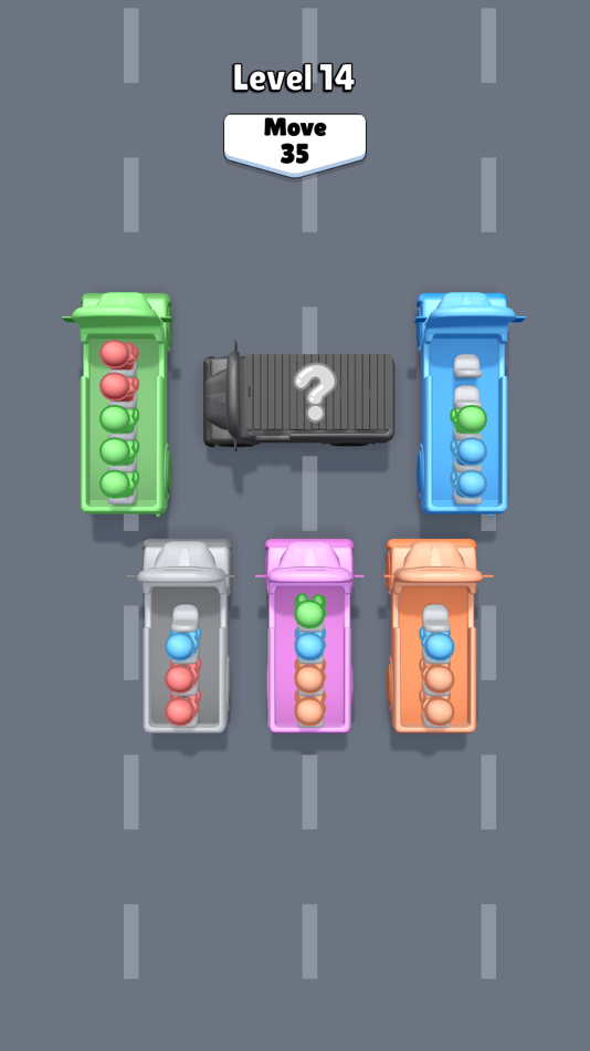 #3. Bus Color Sort (iOS) 来自: ZiNKY OYUN YAZILIM ANONiM SiRKETi