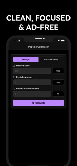 Peptide Calculator: PepCalc iPhone screenshot 3