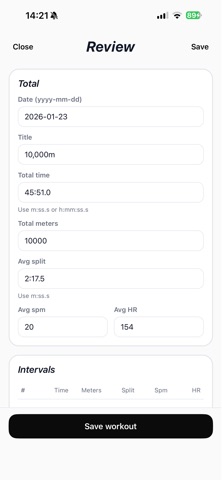 ErgTracker: Scan & Share Screenshot 5 of 6