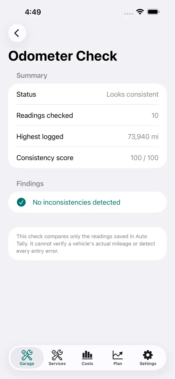 Screenshot #2 pour Auto Tally App