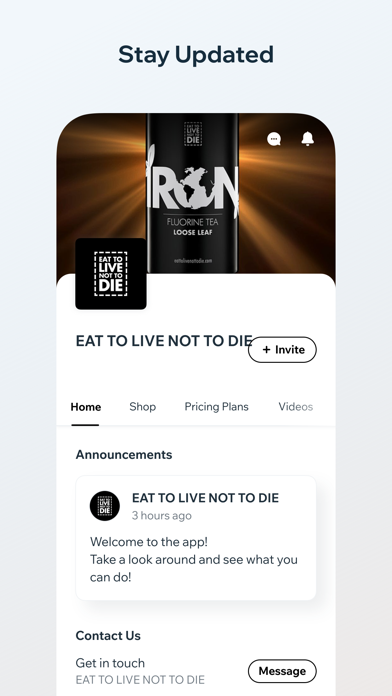 EAT TO LIVE NOT TO DIEのおすすめ画像3