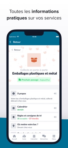 Collecte Info screenshot