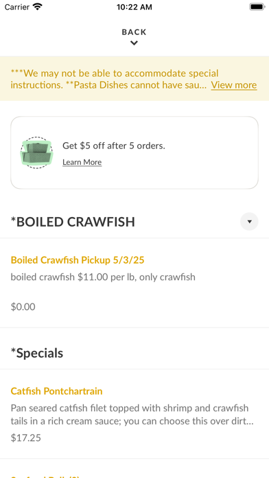 Lee's Southern Kitchen iPhone screenshot 3 - Food & Drink app