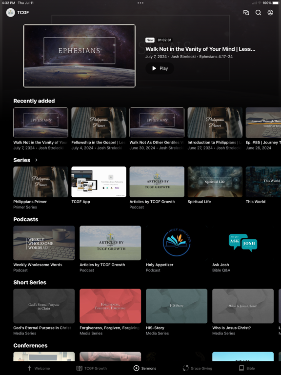 Screenshot #6 pour Twin Cities Grace Fellowship