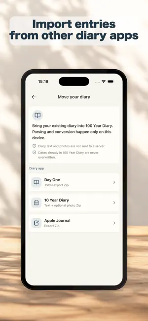 100 Year Diary Journal screenshot 3
