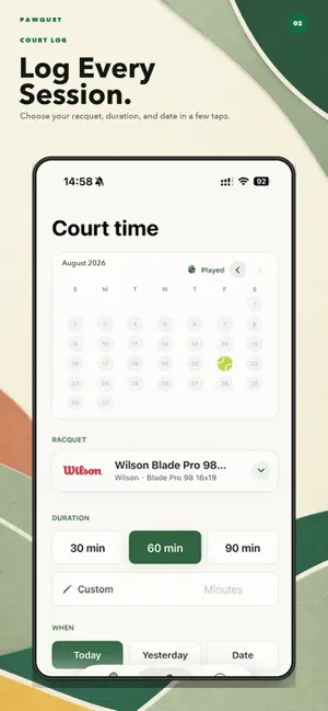 Pawquet-Tennis Gear Manager screenshot 2