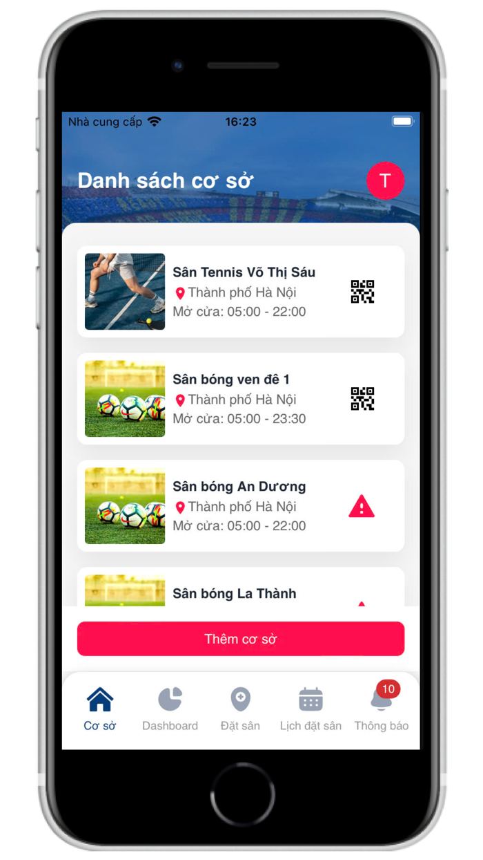 HiSport-Đặt sân thể thao