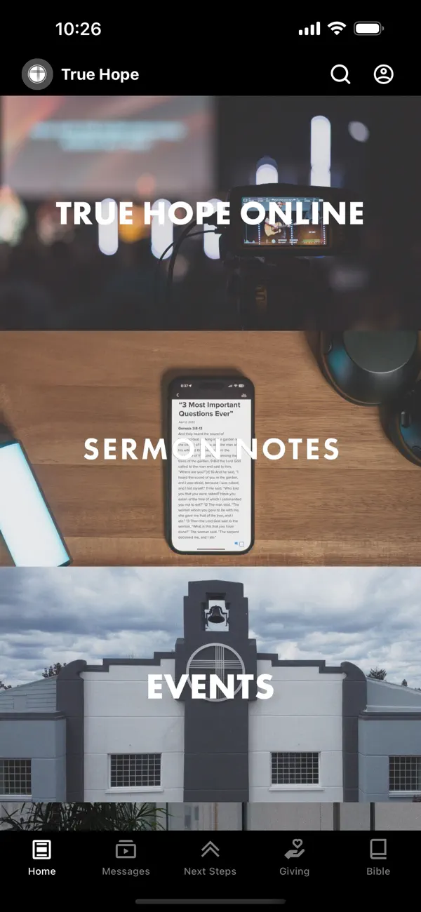 Screenshot #1 pour True Hope Church