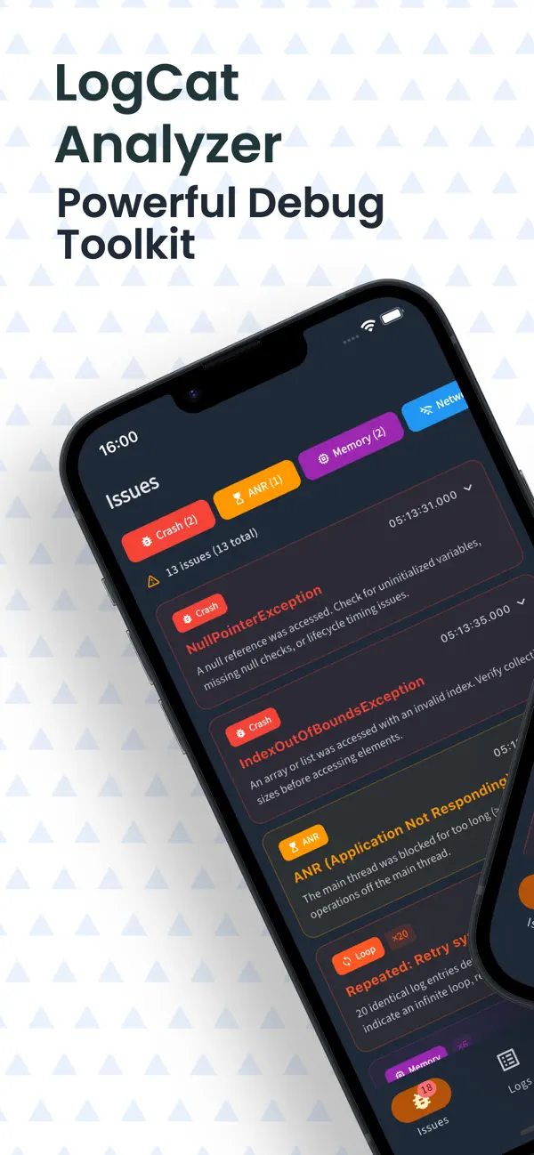 #1. LogCat Analyzer: Debug Toolkit (iOS) di: Thiem Nguyen