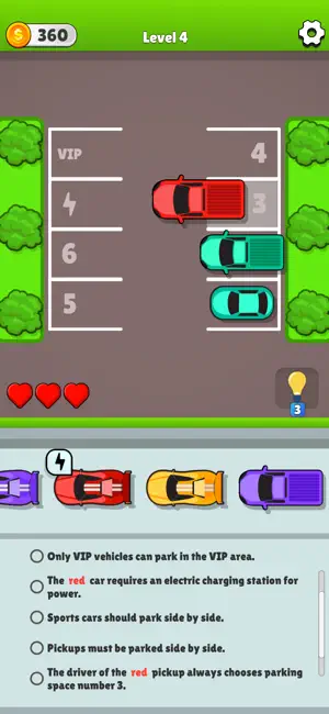 Parking Lot - Logic Puzzle screenshot 1