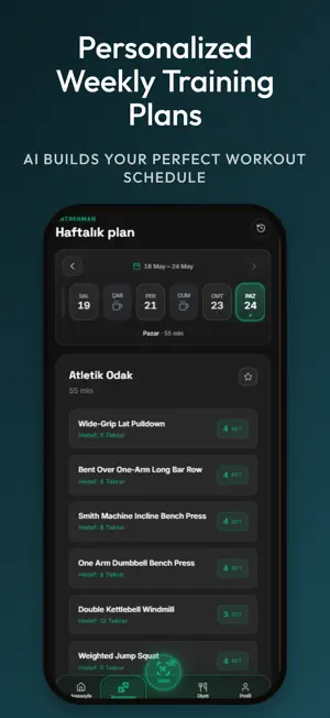 Apexa: AI Diyet ve Antrenman screenshot 1