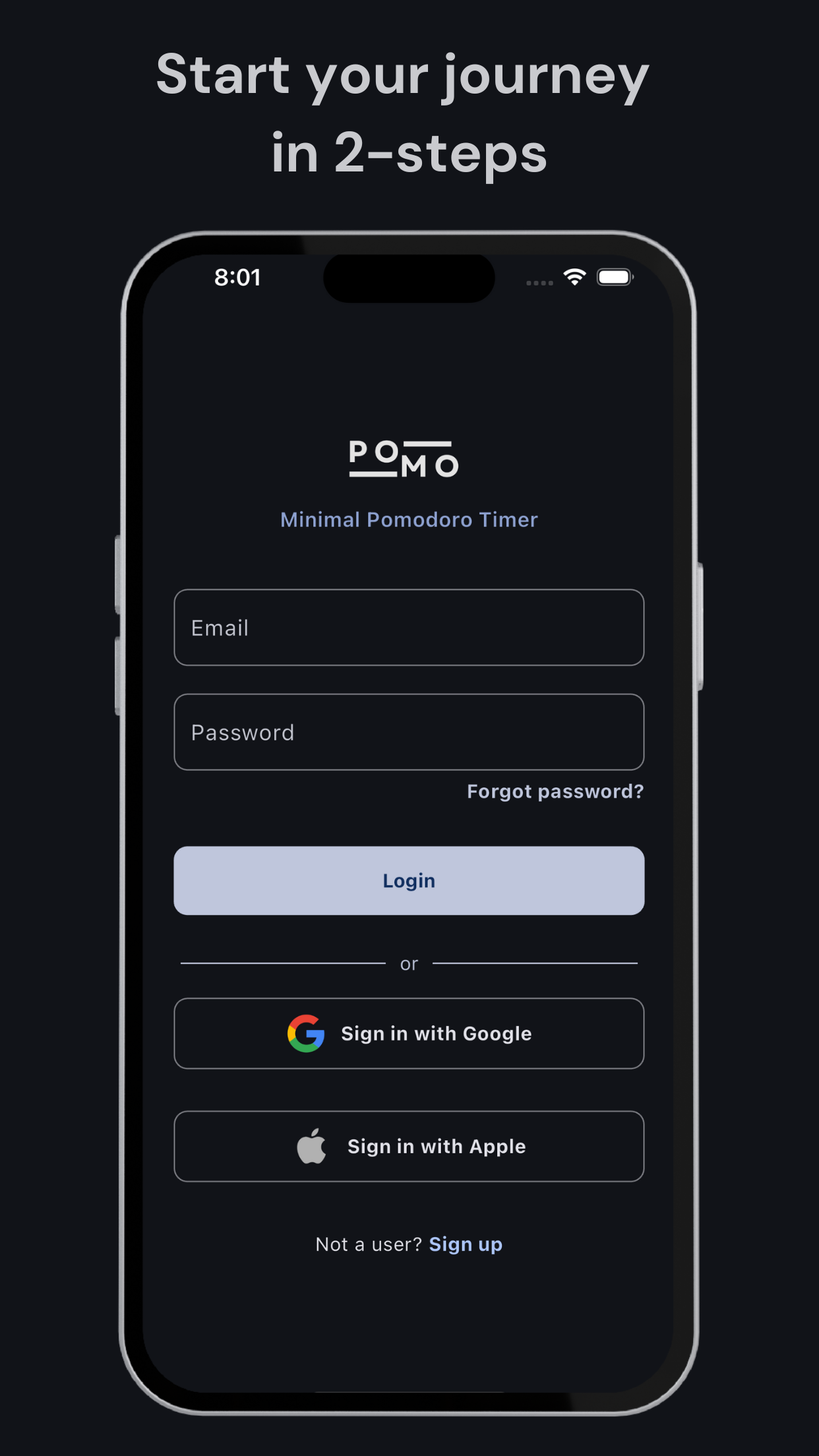 Minimal Pomodoro Timer