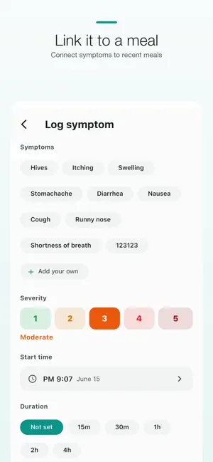 Allergy Diary: Symptom Tracker screenshot 3