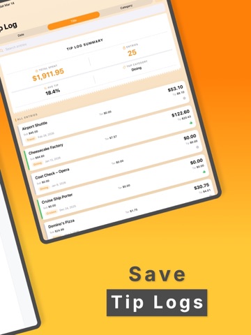 Tip Calculator - Tip Check iPad screenshot