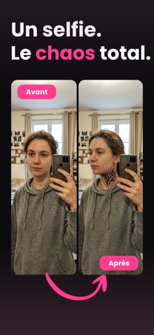 ViralShot : Prank Photo IA iPhone screenshot
