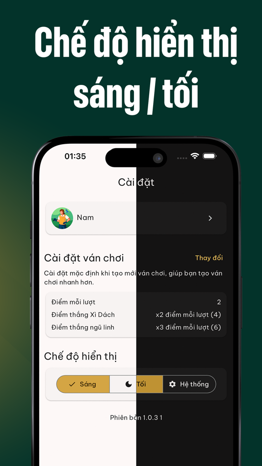 #3. Ghi điểm Xì Dách (iOS) 由: Toan Han Duc