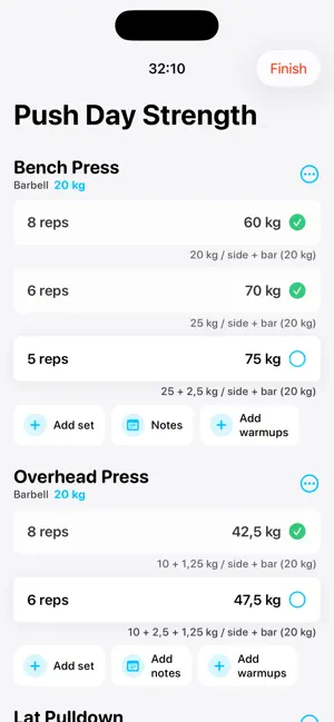 Mass: Workout Tracker screenshot 3