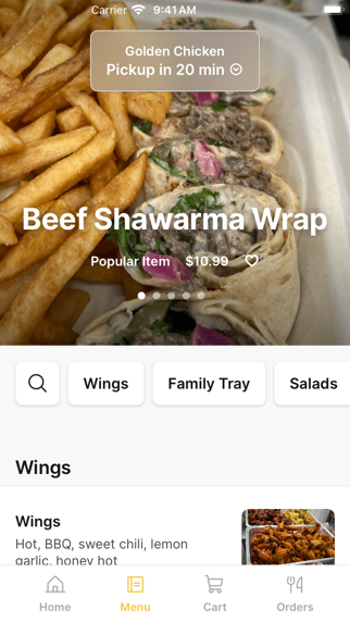 Golden Chicken iPhone screenshot 2 - Food & Drink app