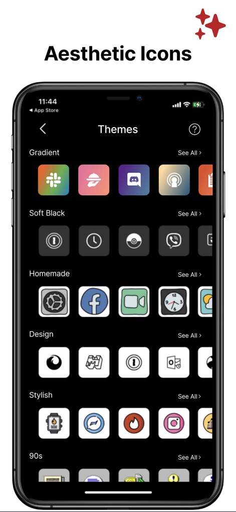 App Icons & Transparent Theme - Graphics & Design App | MWM