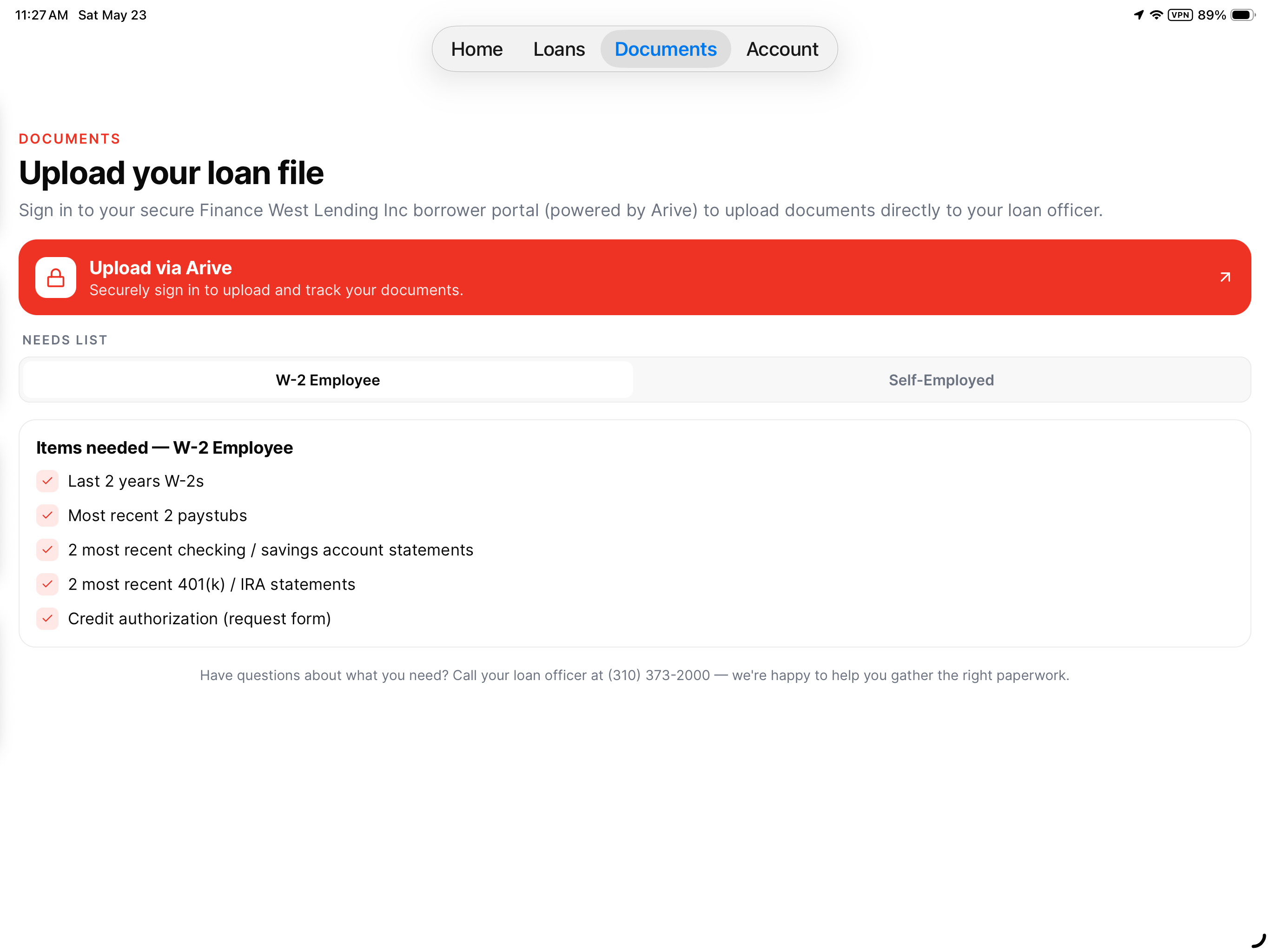 Finance West Lending Inc
