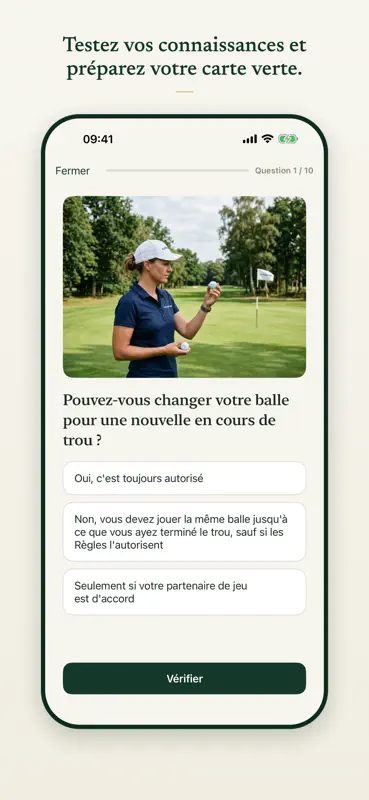 Règles de Golf: Quiz & Aide screenshot 6 of 10