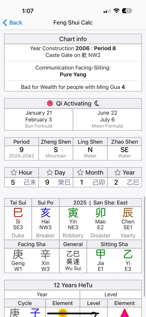 #4. Feng Shui Calculator (iOS) Przez: Takis Karagiannopoulos