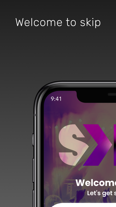 SKIP: From invite to event. Screenshot