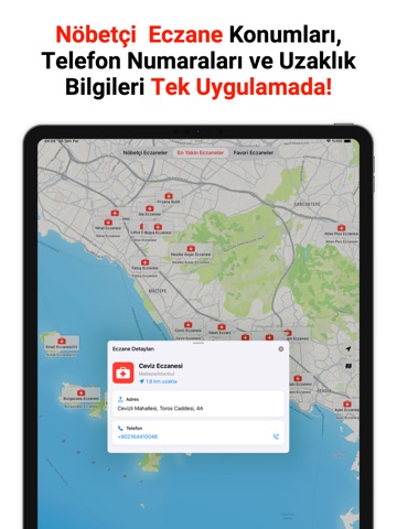 Nöbetçi Eczane Türkiye 7/24 iPad screenshot
