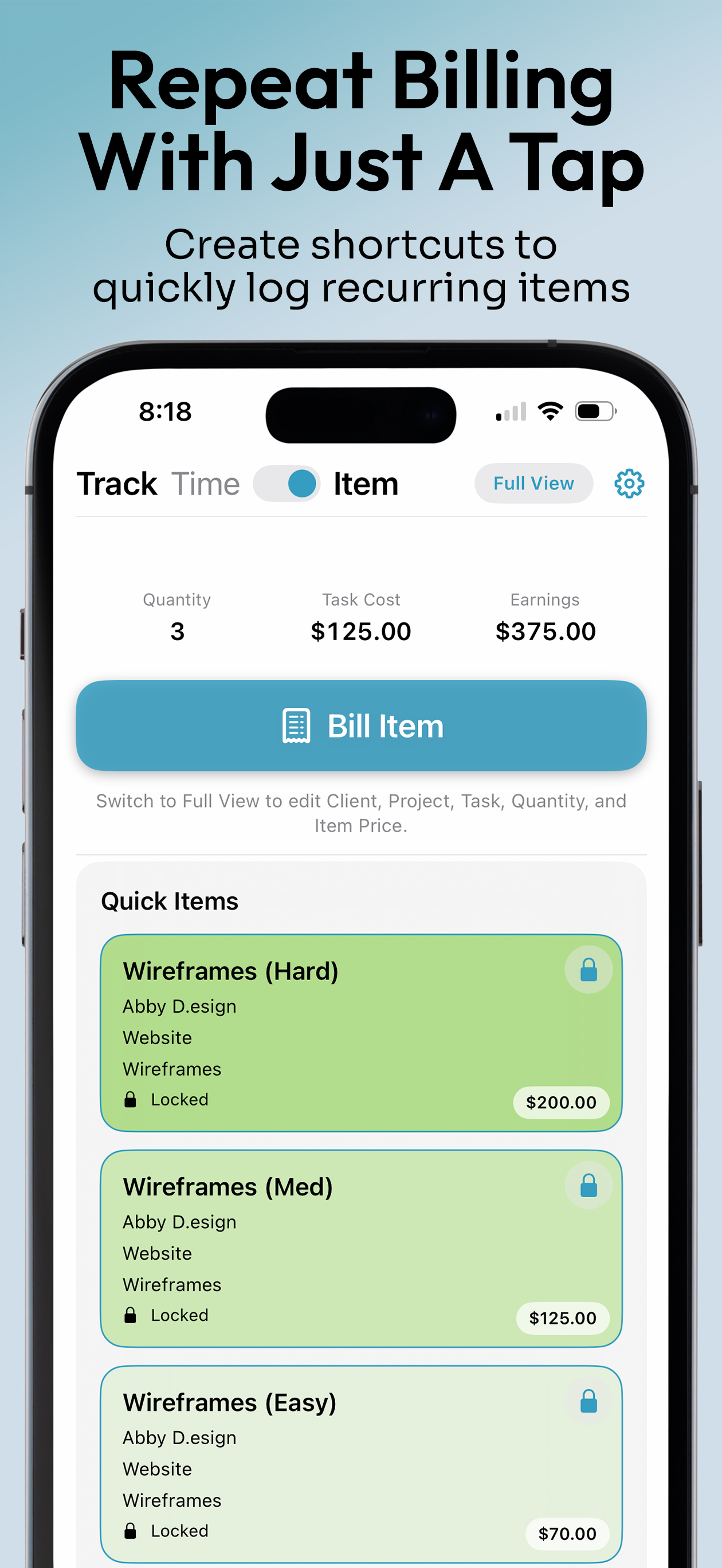 MyTime: Time & Invoice Tracker screenshot 4